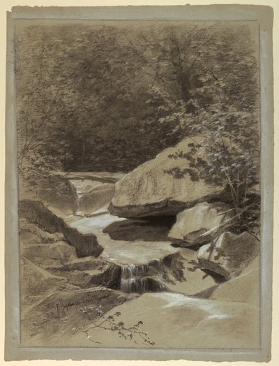 Un arroyo de montaña de Unknown